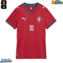 Portugal Bernardo Silva #10 Hjemmedrakt Dame EM 2024 Kortermet